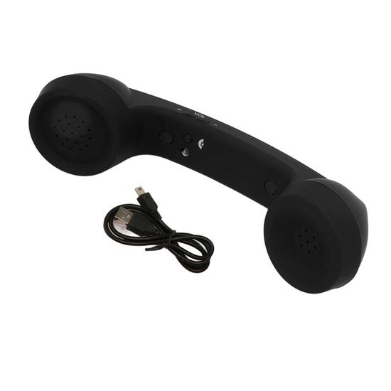 Silriku Combiné Bluetooth Combiné Téléphonique Vintage Anti-Radiation