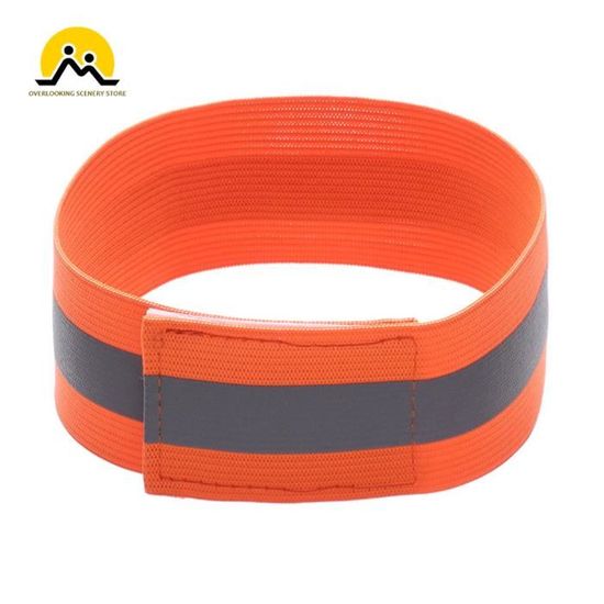 Orange 4-35cm - Bracelet élastique réfléchissant pour cyclisme, 1 pièce,  Bande réfléchissante de sécurité pou