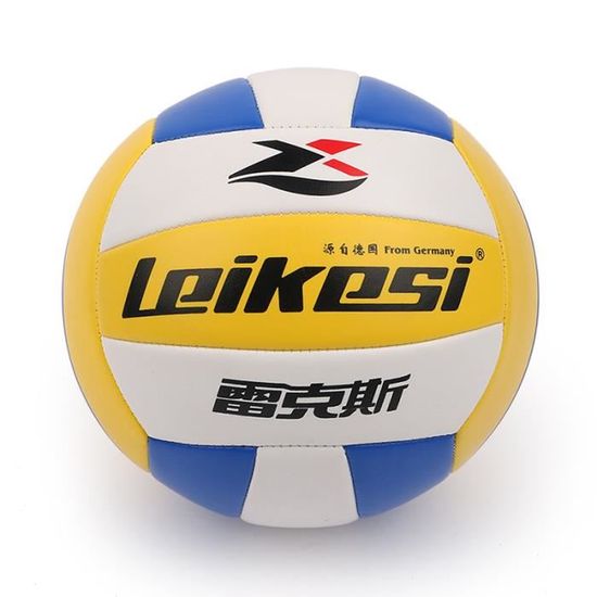 Visiodirect Ballon Volleyball Mousse ELEF' Volley Blanc PVC - Sécurité Enfants