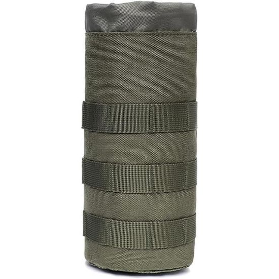Poche à Bouteille D'eau Tactique MOLLE - Nylon 1000D, Rouge, Pour Sac à Dos, Ceinture, Activités Outdoor