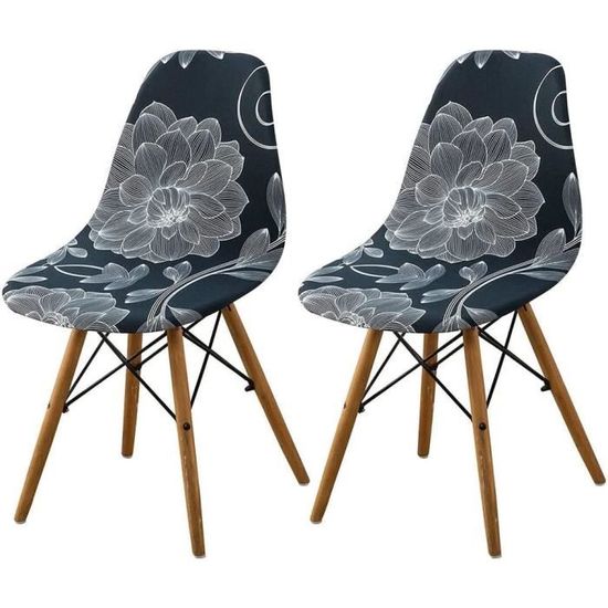 Lot De Housses De Chaise De Salle à Manger Extensibles - Pour Dossier Incurvé, Tissu Polyester, 1/2/4/6 Set