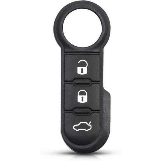 Coque De Remplacement Pour Télécommande Toyota – Compatible RAV4, Yaris Hybrid, Auris – 2 Boutons – Noire