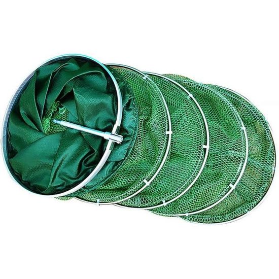 Piège à Appâts Pliable Pour Crabes, Crevettes Et Poissons-appâts - Filet Nylon Vert, Taille 3 Pieds, Fabriqué Aux USA