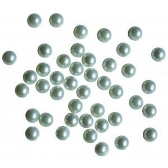Lot De 25 Perles Nacrées Rondes Teal 10mm Preciosa - Neuf - France
