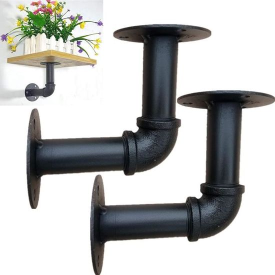 Equerres Etageres Murale, 2 Pièces- 4 Pièces Supports Équerre D'étagère