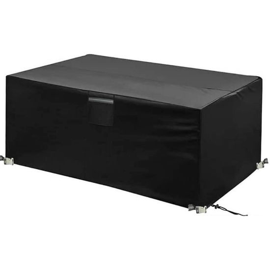 Housse De Table De Jardin 90x40x75cm - Tissu Oxford 600D Imperméable, Anti-UV, Résistante Au Vent, Protection Extérieure Pour Mobilier