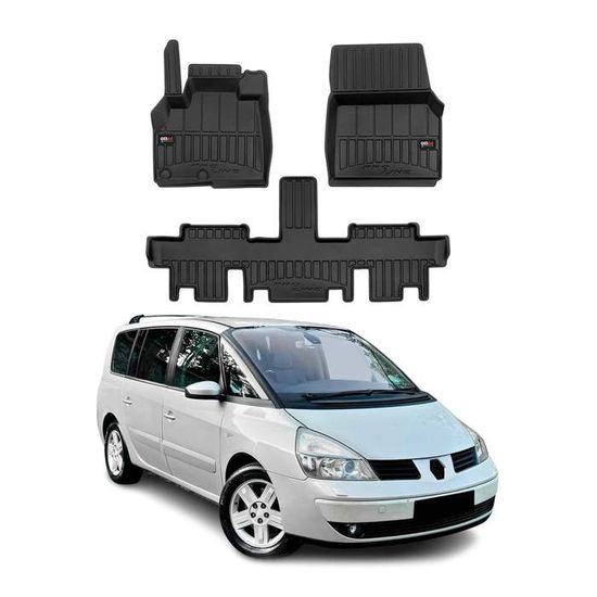 Tapis de Coffre pour Renault Espace 2002-2014 TPE Noir