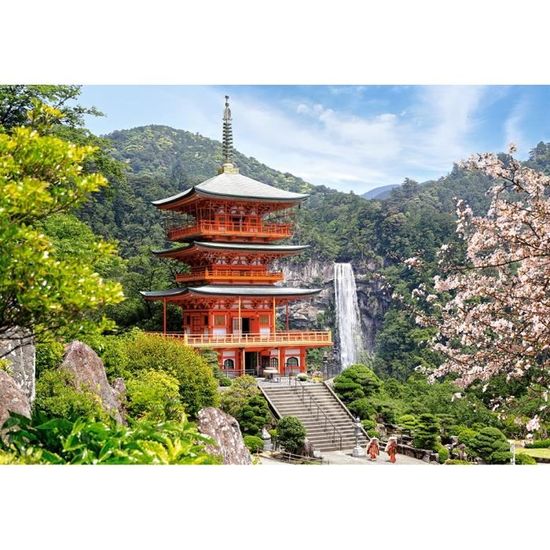 Puzzle 1000 pièces - CASTORLAND - Seiganto-Ji Temple, Japan - Paysage et nature - Adulte - Intérieur
