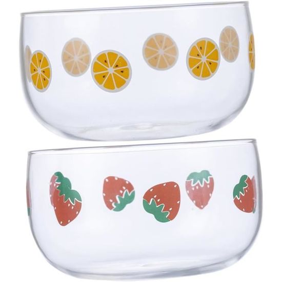 Bol à glace en verre, petit verre à dessert transparent avec pieds, idéal pour s