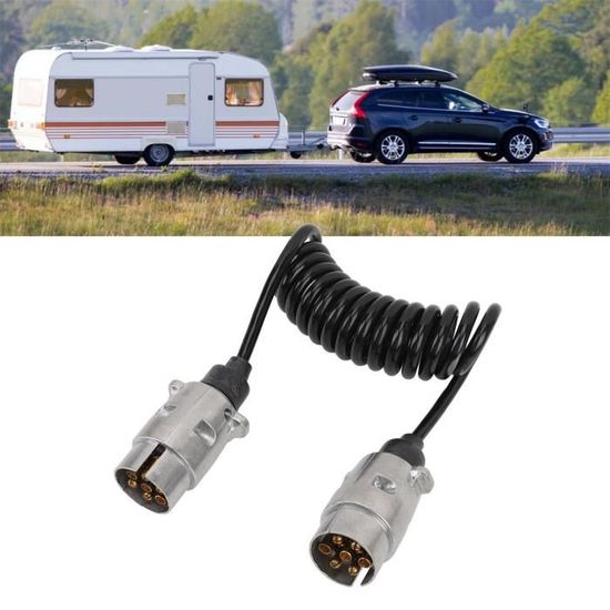 Connecteur Remorque 7 Broches 24V - Prise Robuste Pour Camion Et Semi-remorque