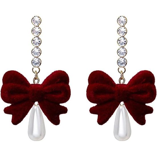 Boucles D'oreilles Vintage Nœud Texturé - Argenté - Occasion