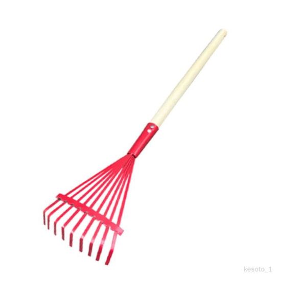 Râteau à Feuilles EverEarth En Bois Durable - Outil De Jardinage Pour Enfants Dès 3 Ans - EE33636