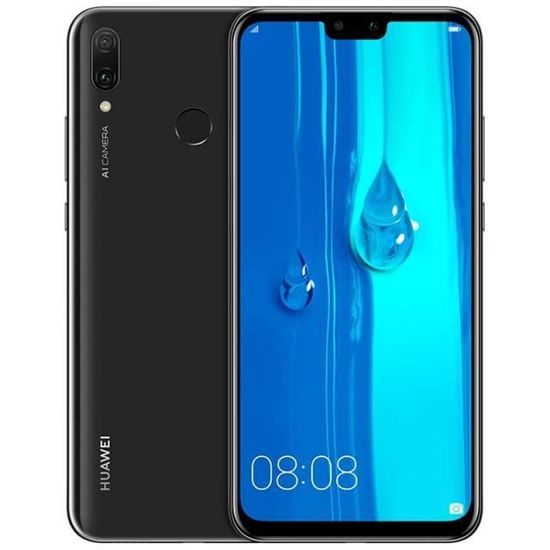 Huawei Y9 2019 (Enjoy 9 Plus) Smartphone Débloqué 4Go+128Go 6.5" Octa Core Frontal 16MP+2Mp Arrière 13 Mp+2Mp Dual SIM 4000mAh - Noi
