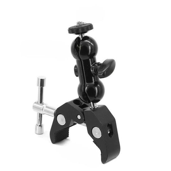 Pince CAMVATE Pour Tige 15mm - Vis 1/4" - Support Rail Rig - Aluminium - Neuf
