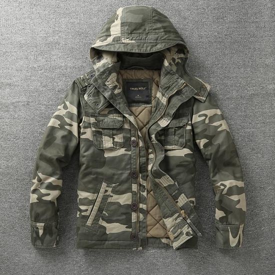 Veste hiver militaire homme online