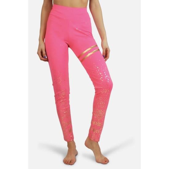Legging dore Femme Rose Rose Cdiscount Pret a Porter