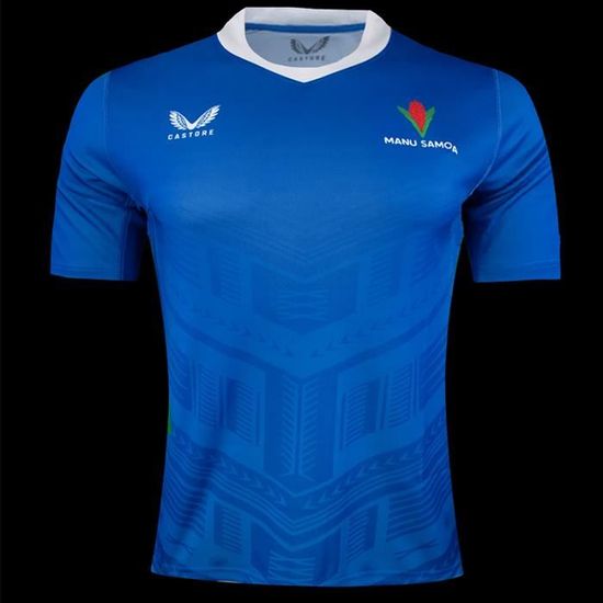 Polo Officiel Coupe Du Monde Rugby 2023 France, Homme Taille M, Manches Longues, Bleu, Brodé