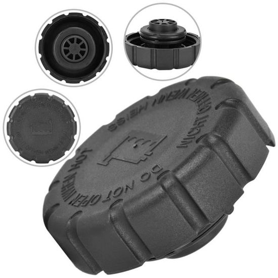 Couvercle De Réservoir Carburant - Réf. 7700428371 - Compatible Renault - En PP Noir - Pièce De Rechange