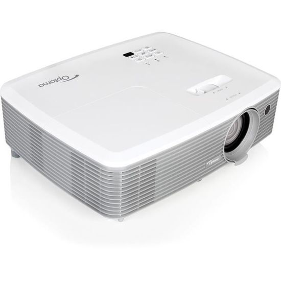 Vidéoprojecteur DLP portable Optoma W400+ - 3D - 4000 ANSI lumens - WXGA (1280 x 800) - 16:10 - 1080p - LAN
