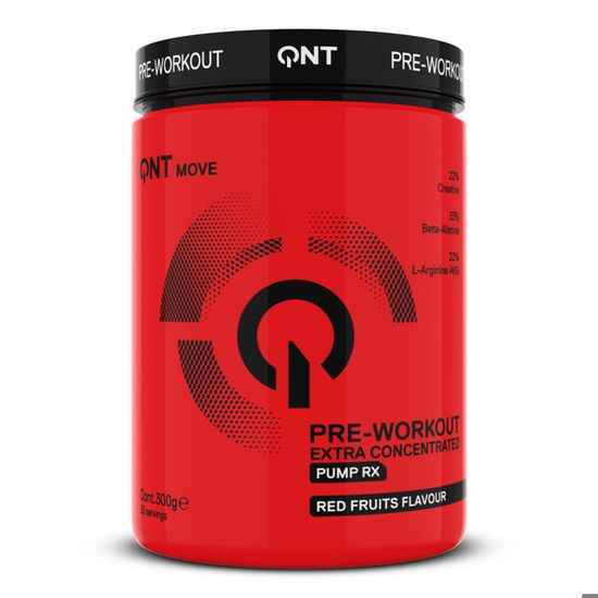 Preworkout sans caféine QNT PreWorkout Extra Concentrated Red Fruits 300g Cdiscount Sport