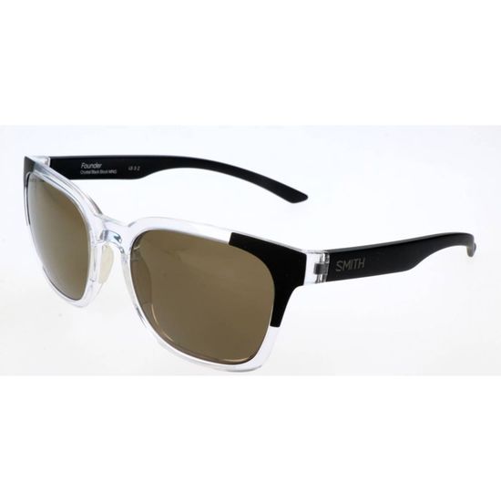 Lunettes De Soleil Smith Founder - Noir Brillant - Verres Polarisés ChromaPop - Neuf Avec Micro-défaut