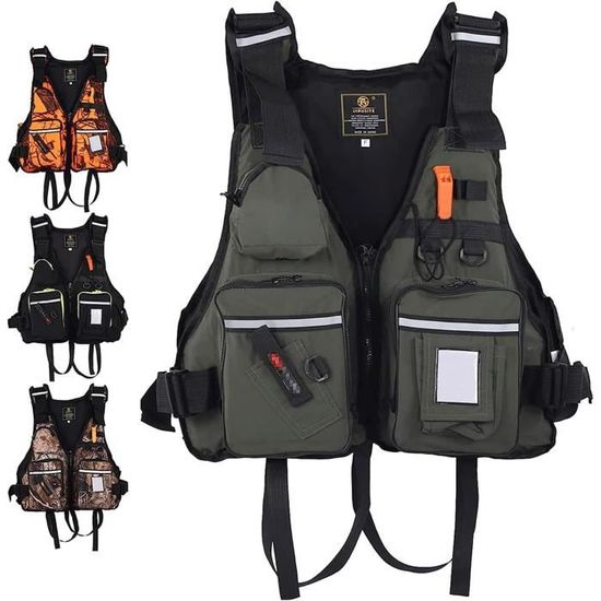 SMTSEC Gilet De Sauvetage Adulte – Néoprène – Flottabilité Renforcée – Pour Kayak, Paddle, Pêche, Surf – Bleu M