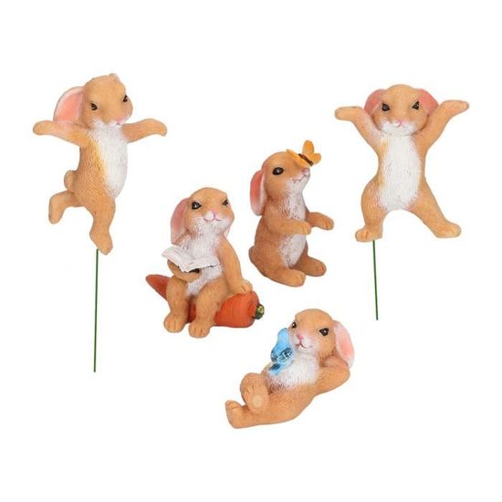 Figurine Lapin Barcino En Résine Multicolore – Style Espagnol