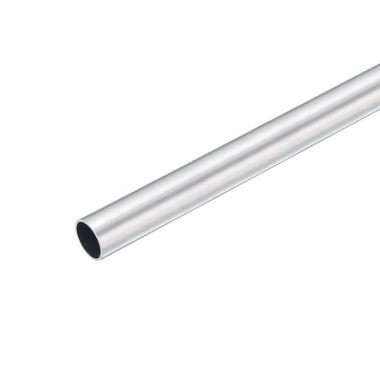 Lot 2 Tubes Aluminium 6063 14mm Exterieur X 10mm Interieur - 150mm Long - Épaisseur 2mm - Sans Couture