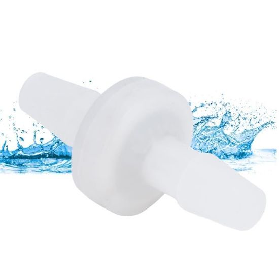 3 Clapets Anti-retour 5/16" Translucides - Pour Aquarium, Air, Eau, Carburant | Résistant à L'ozone, -40°C à 160°C - 3
