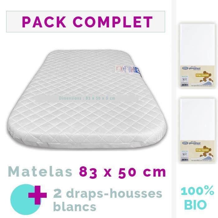 Matelas Cododo X 50 Cm 2 Draps Housses Bio Matelas Bebe Berceau Hypoallergenique Chicco Safety First Kinderkraft Tutti Bambini Cdiscount Puericulture Eveil Bebe