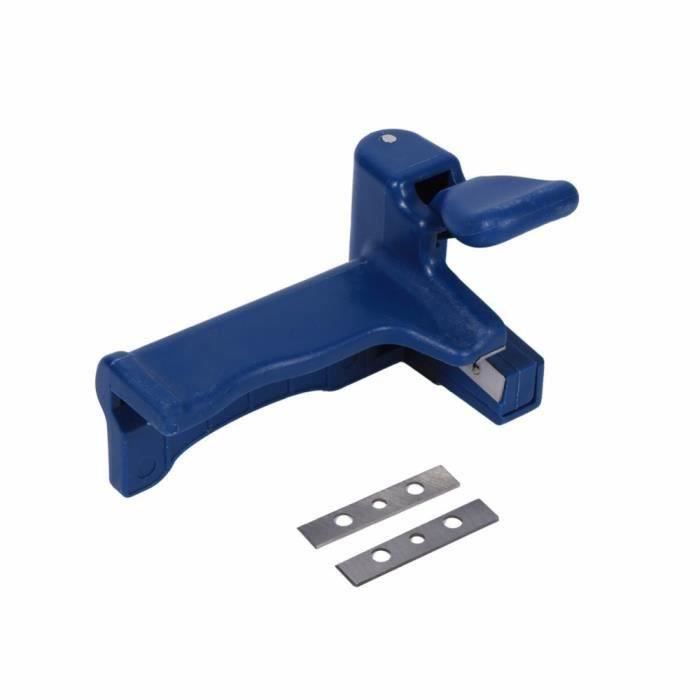 Outil De Coupe Bandes Chant Manuel - Pour PVC, Mélaminé - Double Fonction Tête/Queue - Pour Menuiserie, Bricolage