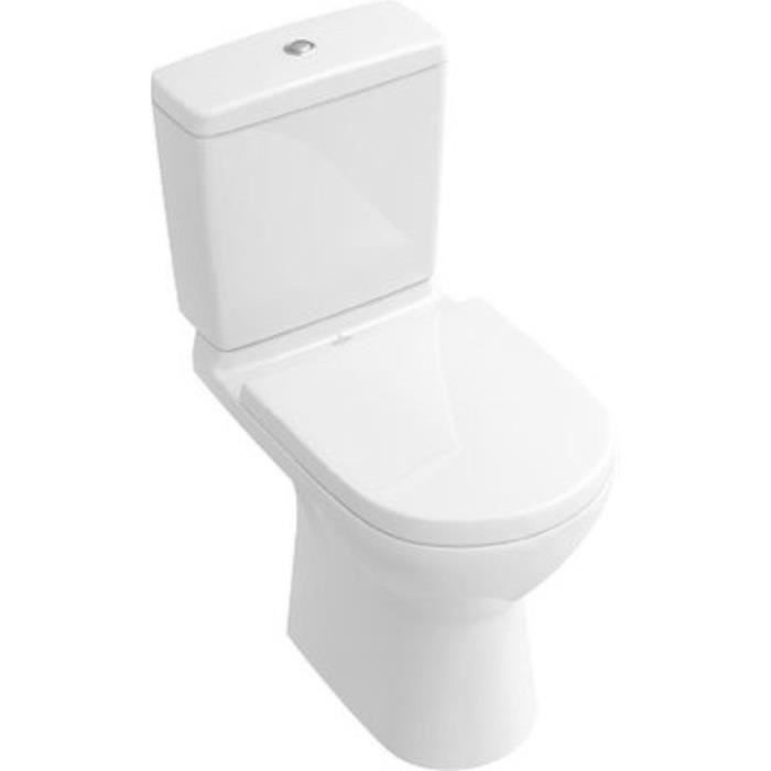 WC sur pied VILLEROY & BOCH O.novo Sortie horizontale Céramique Système d'économie d'eau