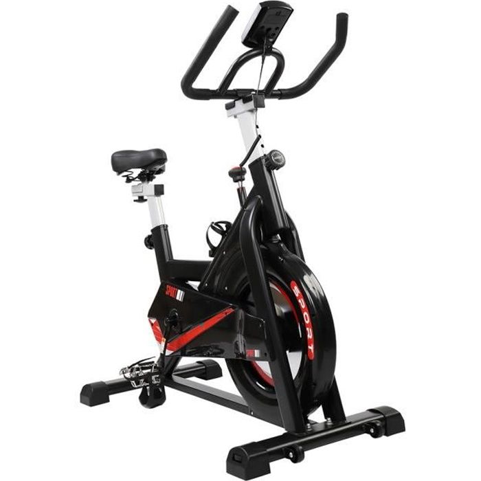 vélo biking Vélo d'appartement spin bike Intérieur aerobie spining Vélo Rouge et noir