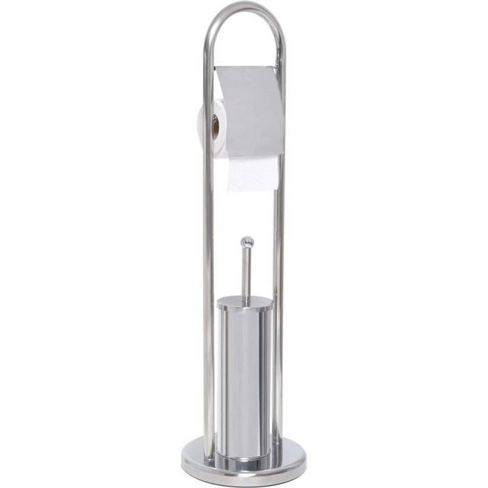 Brosse et derouleur papier WC CHROME