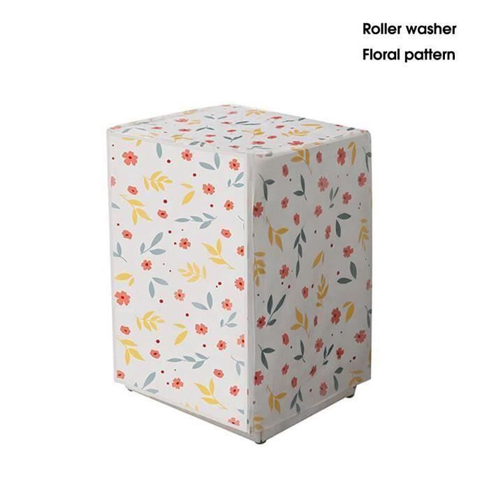 Housse Anti Poussière Pr Lave-Linge Frontal Floral 62X56X83CM Aw34217