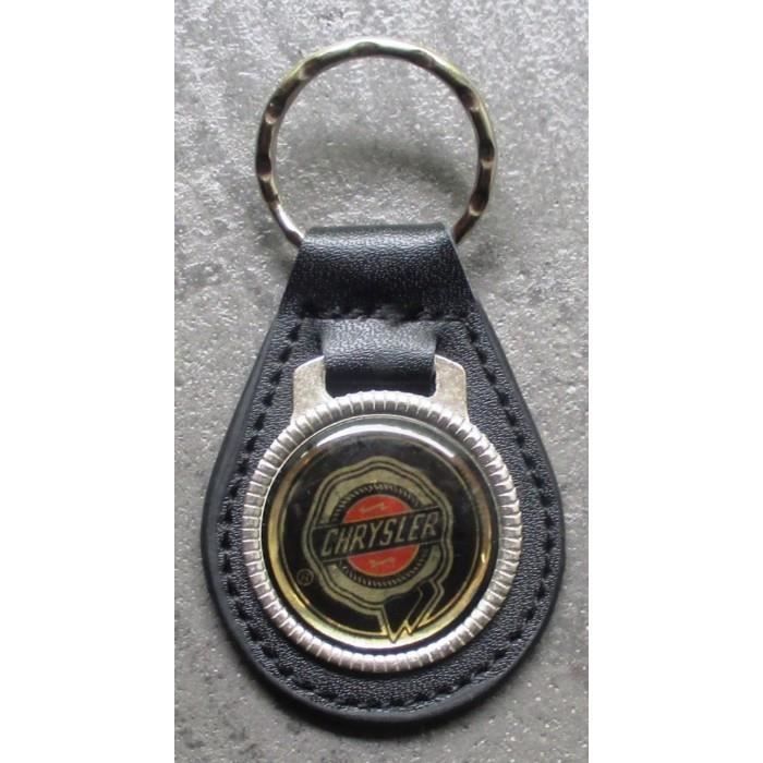 porte clé métal cuir chrysler logo automobile usa pt 300c