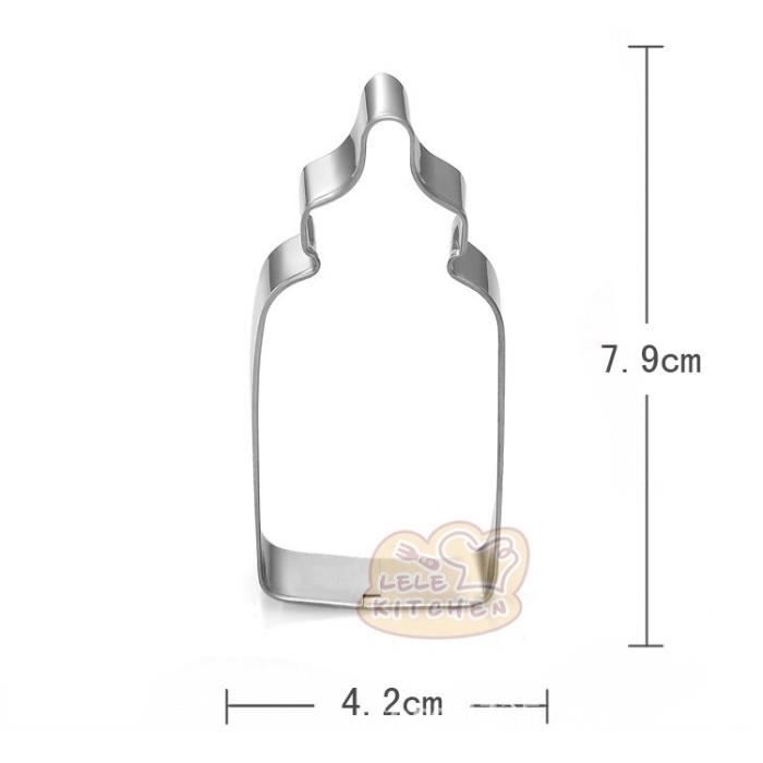 Bavettes d'alimentation pour bébé, en métal inoxydable, pour poussette, vêtements pour mamelon, coupe Biscuits Fonda*TR12343