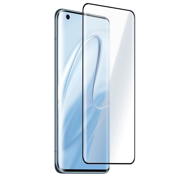Film Xiaomi Mi 10 / Mi 10 Pro Verre Trempé 9H Incurvé Transparent Contour noir Noir