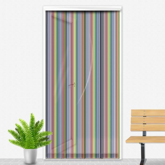 Porte Moustiquaire 90x200 cm Multicolore