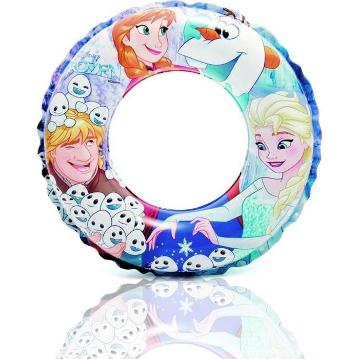 Bouée gonflable princesse des neiges - 51 cm de diamètre