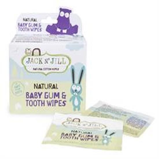 Jack N Jill naturel bébé Gomme et dents lingettes 25 sachets