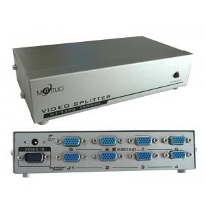 Splitter VGA 8 Ports - 250MHz - Affichez l'image d'un PC sur 1 à 8 écrans en même temps