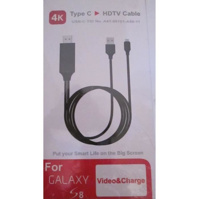 Cable usb C type C vers HDMI + USB CAble