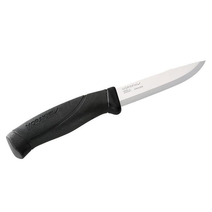 Morakniv Couteau Ceinture Companion, noir, inoxydable Sandvik-Acier 12C27