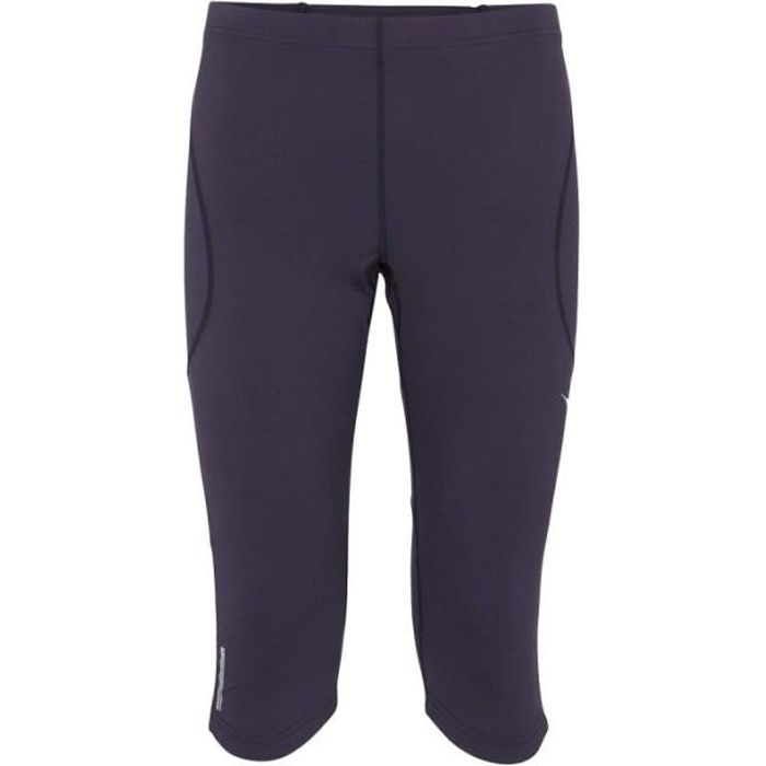 Collant de running 3/4 bleu marine homme Diadora tight