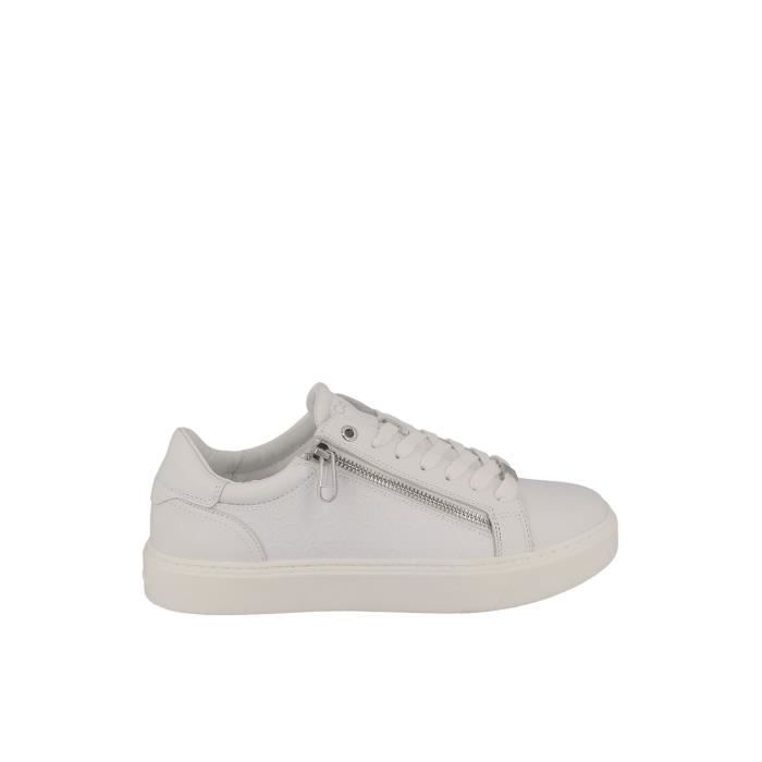 Basket basse zippé LOW TOP LACE UP Blanc