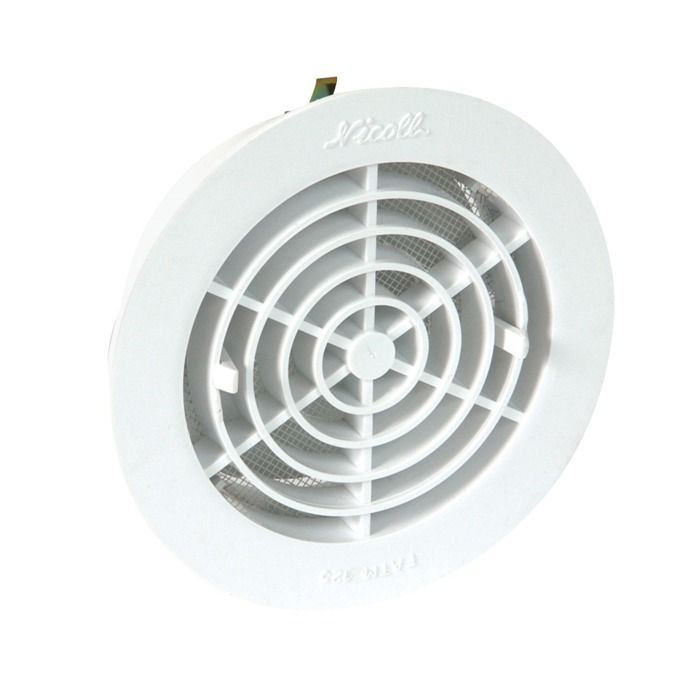 Grille intérieure à fermeture pour tube PVC. avec