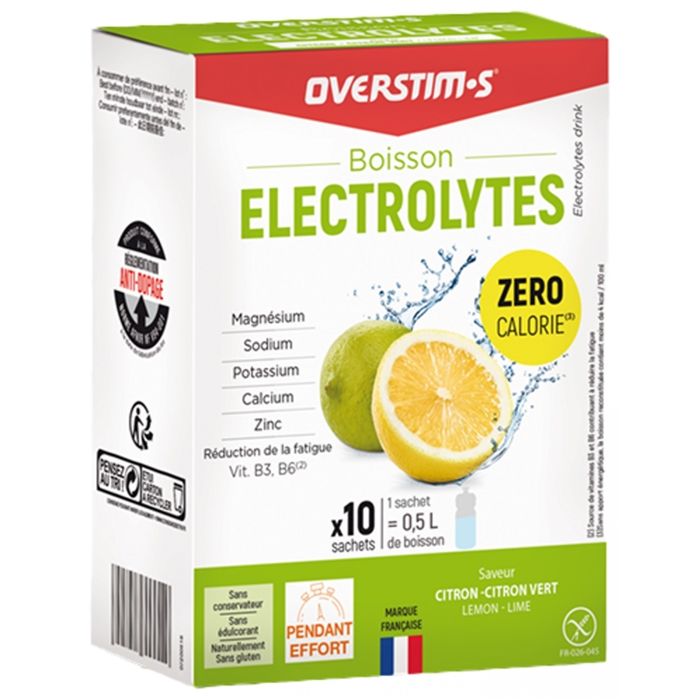 OVERSTIMS – Boisson Electrolytes (10 sachets)