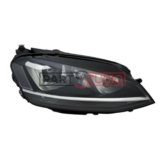 Optique, phare feu avant droit Bi-Xenon AFS passager, Volkswagen Golf 7 VII de 10/12 à 11/16
