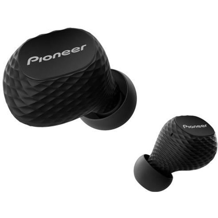 Pioneer SE-C8TW, Sans fil, écouteur, Binaural, Intraaural, 4 - 22000 Hz, Noir